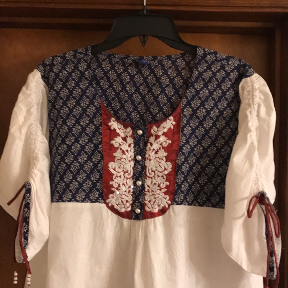 Rama’s mixed print tunic - Picture 2 of 13